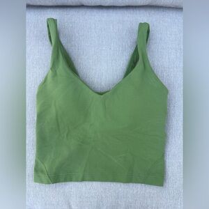 Lululemon Athletica Green Tank Top